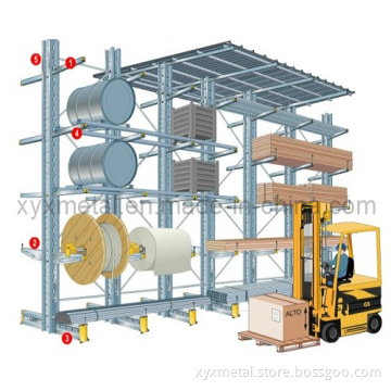 Single Arm or Double Arm Multifunctional Cantilever Rack for Warehouse